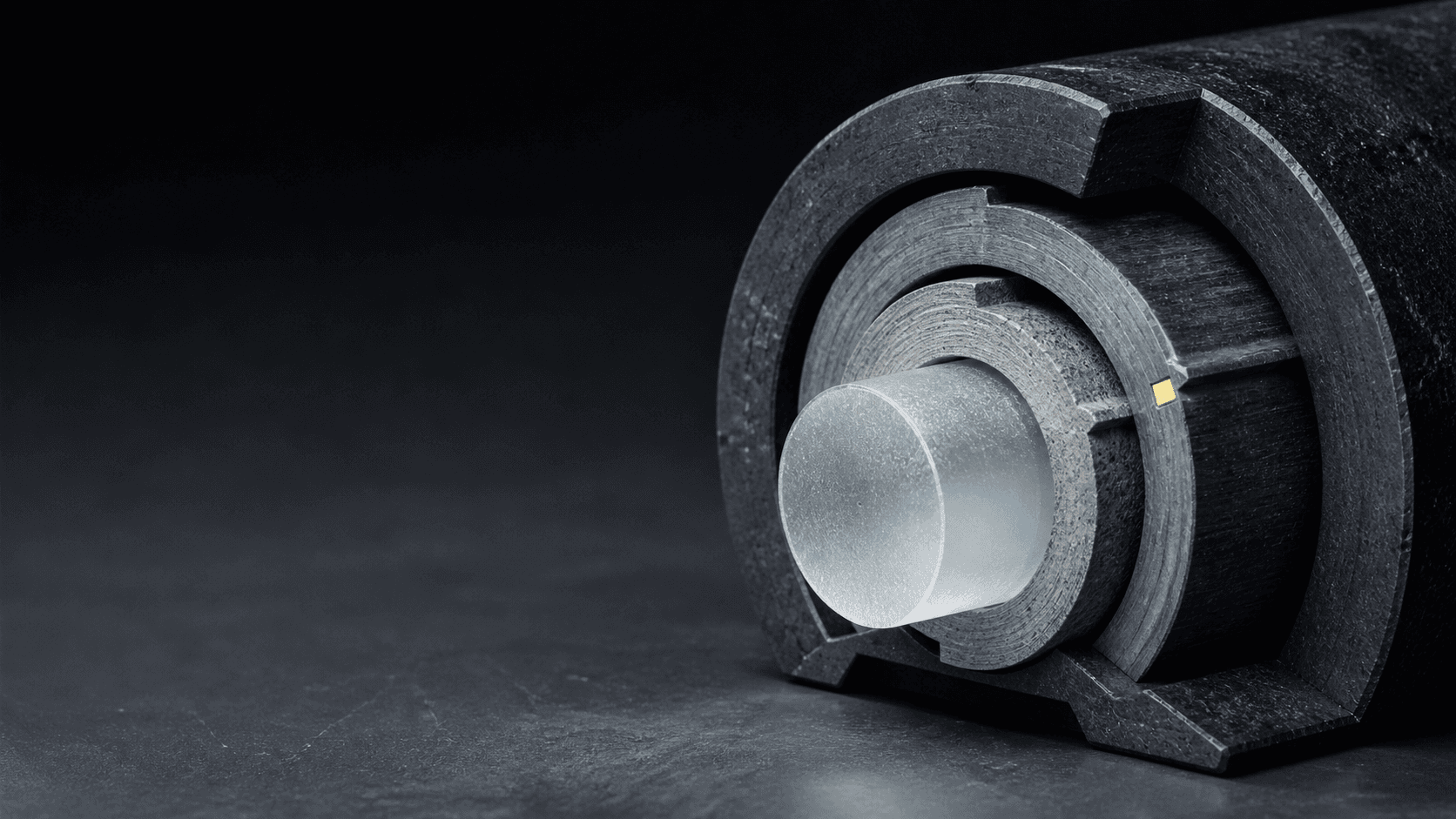 Precision machined graphite and mineral cross sections