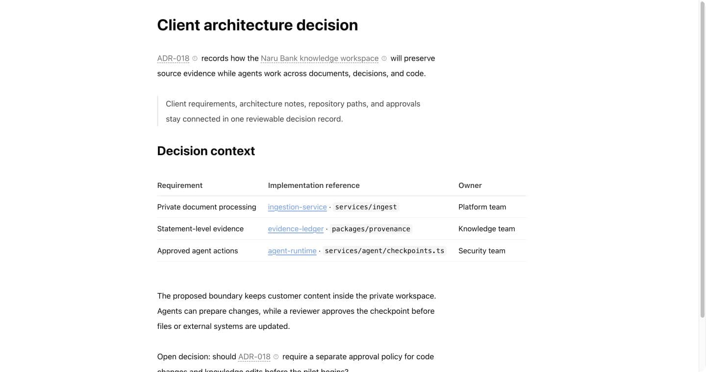 Consilience product interface for Technology & professional services